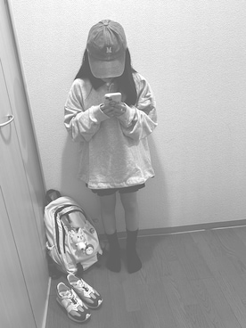 「アイテム（レッグウェア）」を使った、mikuchanさん（キッズ・135cm）の秋コーディネート