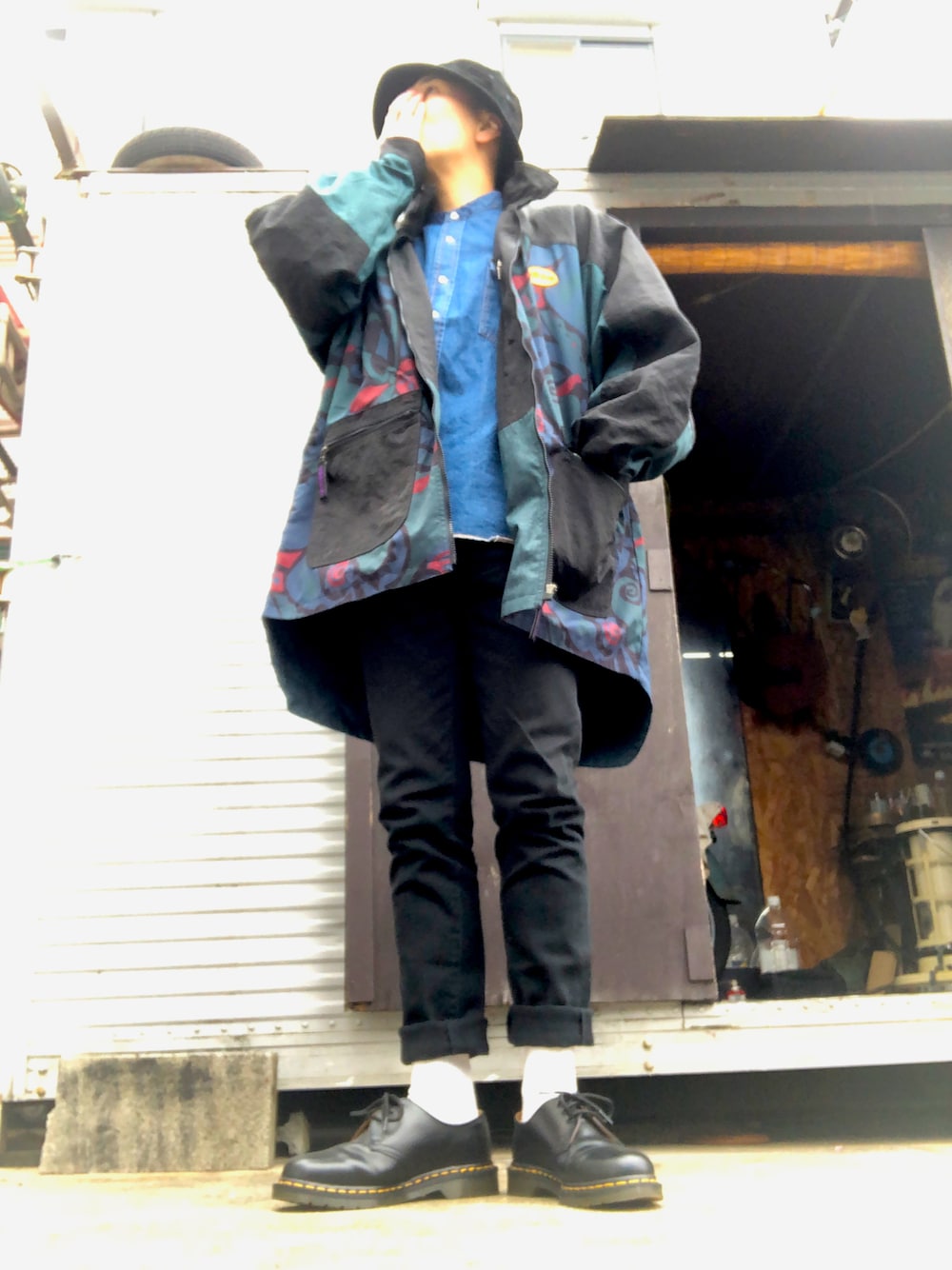 ヒゲオさんの「Dr.Martens （ドクターマーチン） / 3ホールブーツ 1461Z 3EYE GIBSON SHOE 11838002（Dr. Martens）」を使ったコーディネートの1枚目の写真