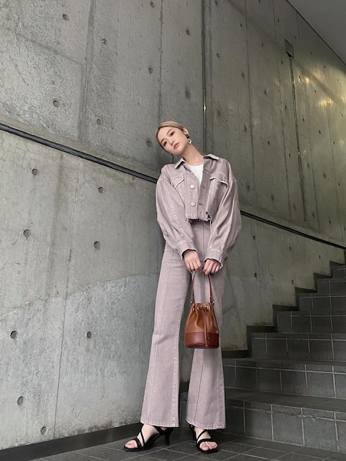 さー！ムルーア　コクーンスリーブジャケット　フロントZIPタイトスカート MURUA（ムルーア）の「フロントZIPタイトスカート（スカート）」 - WEAR