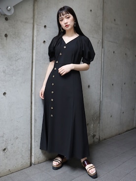 金澤 葵さん(レディース・158cm)の冬コーディネート