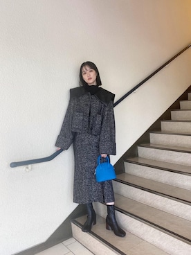 「#今日のコーデ」｜「アイテム（ジャケット/アウター）」を使った、金澤 葵さん（レディース・158cm）の秋コーディネート
