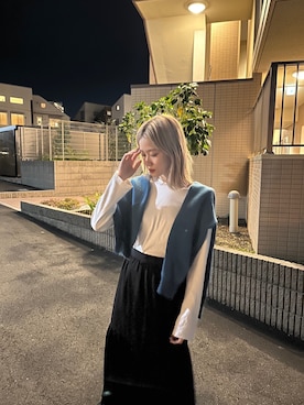 金澤 葵さん（レディース・158cm）の秋コーディネート