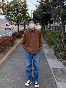 「ジーユー」｜jitaさん（メンズ・173cm）の冬コーディネート