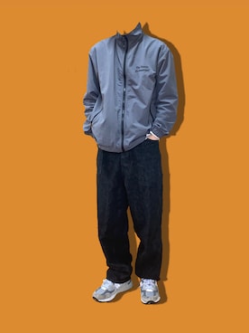 「ennoy」｜「アイテム（ナイロンジャケット）」を使った、jitaさん（メンズ・173cm）の冬コーディネート