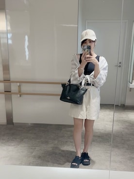 「PAGEBOY（ページボーイ）のアイテム」を使った、head-tailさん（レディース・157cm）の夏コーディネート