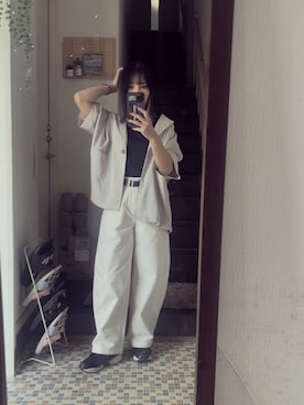 「PAGEBOY（ページボーイ）のアイテム」を使った、head-tailさん（レディース・157cm）の夏コーディネート