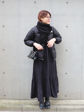 「ヌプシ」｜midori さん（レディース・162cm）の冬コーディネート