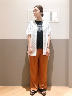 sakiyoさん(レディース・161cm)の夏コーディネート