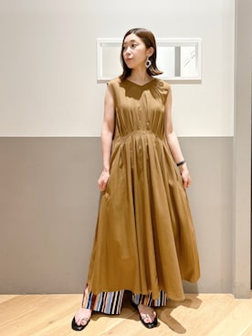 「YECCA VECCA（イェッカヴェッカ）のアイテム（パンツ）」を使った、sakiyoさん（レディース・161cm）の夏コーディネート