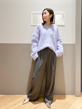 「YECCA VECCA（イェッカヴェッカ）のアイテム（パンプス）」を使った、sakiyoさん（レディース・161cm）の冬コーディネート