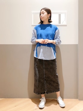 「Editt by YECCA VECCA（エディットバイイェッカヴェッカ）のアイテム」を使った、sakiyoさん（レディース・161cm）の春コーディネート