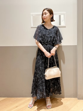 「YECCA VECCA（イェッカヴェッカ）のアイテム（ワンピース/ドレス）」を使った、sakiyoさん（レディース・161cm）の夏コーディネート