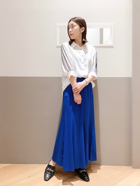 「YECCA VECCA（イェッカヴェッカ）のアイテム（トップス）」を使った、sakiyoさん（レディース・161cm）の春コーディネート