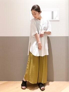 sakiyoさん（レディース・161cm）の夏コーディネート