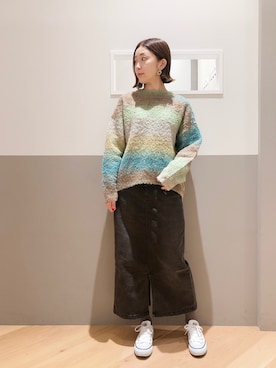 「YECCA VECCA（イェッカヴェッカ）のアイテム」を使った、sakiyoさん（レディース・161cm）の秋コーディネート