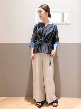 sakiyoさん（レディース・161cm）の夏コーディネート