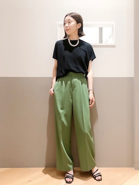 「アツいコーデ全部見せ」｜sakiyoさん（レディース・161cm）の夏コーディネート