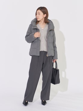 「ラメ」｜「アイテム（ブルゾン）」を使った、sakiyoさん（レディース・161cm）の冬コーディネート