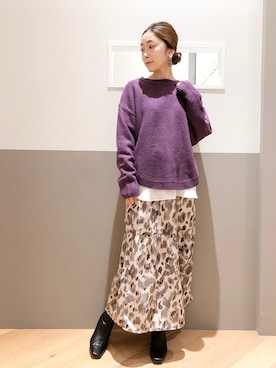 sakiyoさん（レディース・161cm）の秋コーディネート