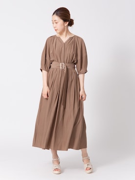 「YECCA VECCA（イェッカヴェッカ）のアイテム」を使った、sakiyoさん（レディース・161cm）の春コーディネート
