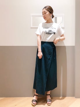 sakiyoさん（レディース・161cm）の夏コーディネート