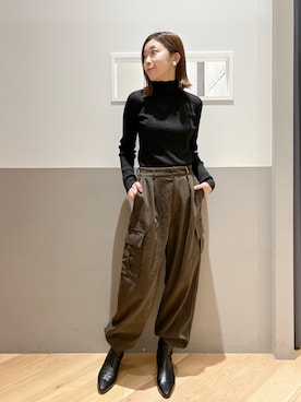 sakiyoさん（レディース・161cm）の冬コーディネート