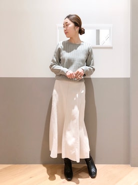 sakiyoさん（レディース・161cm）の冬コーディネート