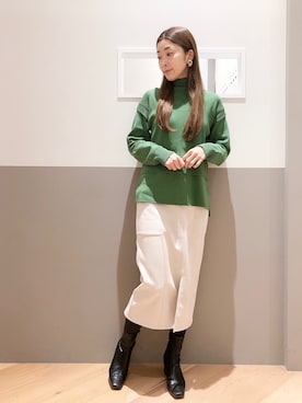 sakiyoさん（レディース・161cm）の冬コーディネート