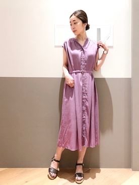 sakiyoさん（レディース・161cm）の夏コーディネート