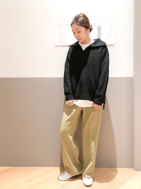 sakiyoさん（レディース・161cm）の冬コーディネート