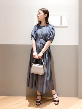 「YECCA VECCA（イェッカヴェッカ）のアイテム（トートバッグ）」を使った、sakiyoさん（レディース・161cm）の夏コーディネート