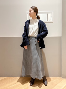 sakiyoさん(レディース・161cm)の冬コーディネート