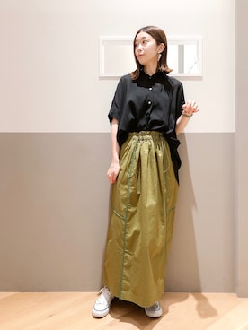 「Editt by YECCA VECCA（エディットバイイェッカヴェッカ）のアイテム」を使った、sakiyoさん（レディース・161cm）の夏コーディネート