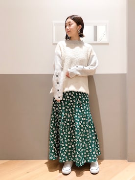 「Editt by YECCA VECCA（エディットバイイェッカヴェッカ）のアイテム」を使った、sakiyoさん（レディース・161cm）の秋コーディネート