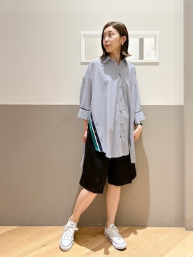 「YECCA VECCA（イェッカヴェッカ）のアイテム（アクセサリー）」を使った、sakiyoさん（レディース・161cm）の春コーディネート