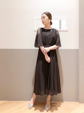 「YECCA VECCA（イェッカヴェッカ）のアイテム」を使った、sakiyoさん（レディース・161cm）の秋コーディネート