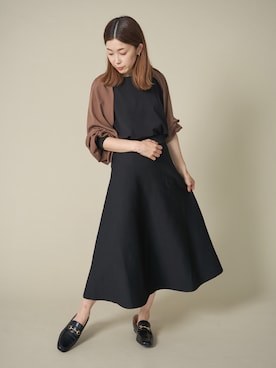 sakiyoさん（レディース・161cm）の秋コーディネート