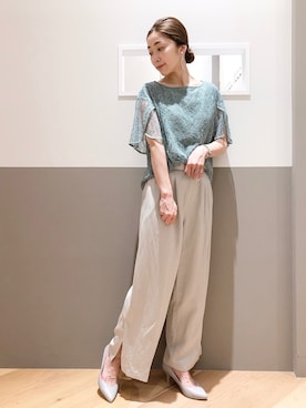 「YECCA VECCA（イェッカヴェッカ）のアイテム（アクセサリー）」を使った、sakiyoさん（レディース・161cm）の夏コーディネート