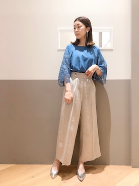 「YECCA VECCA（イェッカヴェッカ）のアイテム」を使った、sakiyoさん（レディース・161cm）の夏コーディネート