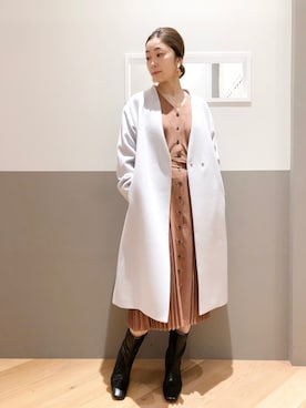 sakiyoさん（レディース・161cm）の冬コーディネート