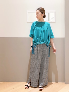 「Editt by YECCA VECCA（エディットバイイェッカヴェッカ）のアイテム」を使った、sakiyoさん（レディース・161cm）の夏コーディネート