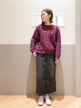 sakiyoさん(レディース・161cm)の冬コーディネート