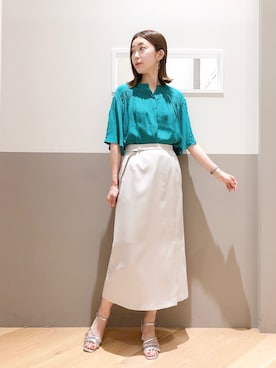 「YECCA VECCA（イェッカヴェッカ）のアイテム」を使った、sakiyoさん（レディース・161cm）の夏コーディネート