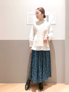 sakiyoさん（レディース・161cm）の秋コーディネート