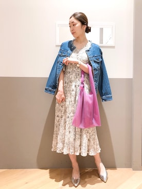 sakiyoさん（レディース・161cm）の春コーディネート