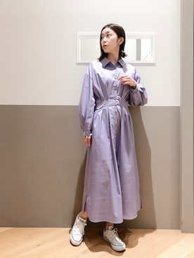 「YECCA VECCA（イェッカヴェッカ）のアイテム」を使った、sakiyoさん（レディース・161cm）の春コーディネート