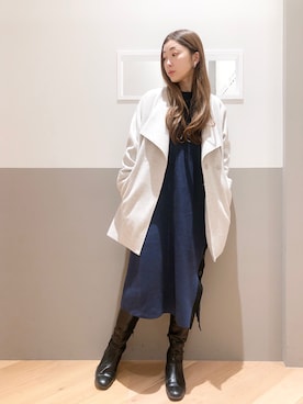 sakiyoさん（レディース・161cm）の冬コーディネート