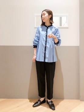 「YECCA VECCA（イェッカヴェッカ）のアイテム」を使った、sakiyoさん（レディース・161cm）の春コーディネート