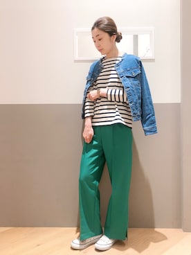 sakiyoさん（レディース・161cm）の春コーディネート