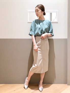 「YECCA VECCA（イェッカヴェッカ）のアイテム」を使った、sakiyoさん（レディース・161cm）の夏コーディネート